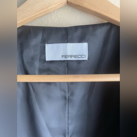 Ferrecci Men Black Vest Size 42 - Picture 2 of 5
